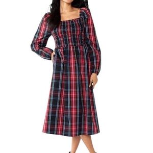 Draper James Tartan Plaid Dress